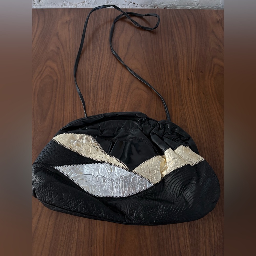 Elegant Black and Cream‎ Women's Bag